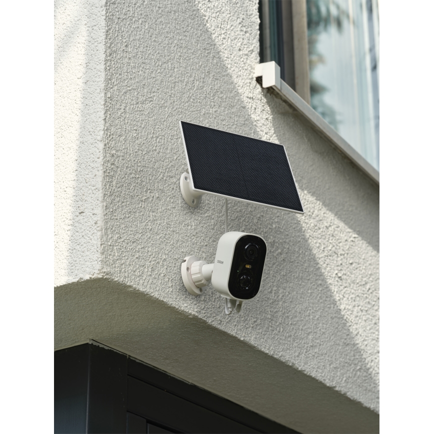 Osram - Smart solcellekamera med sensor 2K SMART+ 5V 5200 mAh IP66 Wi-Fi