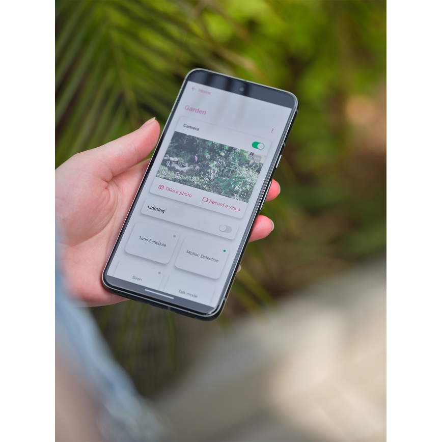 Osram - Smart solcellekamera med sensor 2K SMART+ 5V 5200 mAh IP66 Wi-Fi