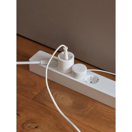 Osram - Smart stikdåse SMART+ MATTER SCHUKO 2300W/230V/10A Wi-Fi hvid