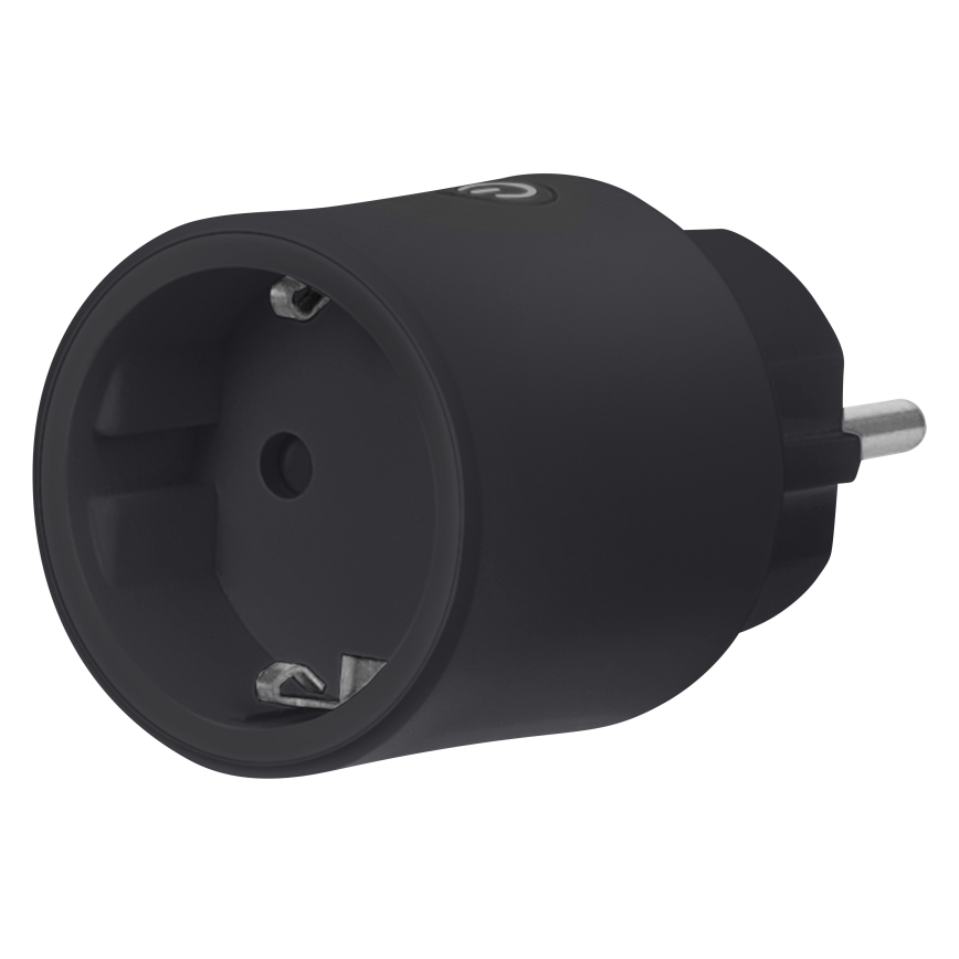 Osram - Smart stikdåse SMART+ MATTER SCHUKO 2300W/230V/10A Wi-Fi sort