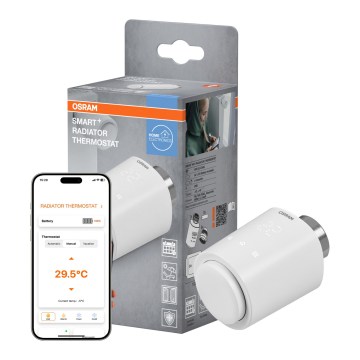 Osram - SMART+ termostatisk ventilhoved 3xAA Wi-Fi