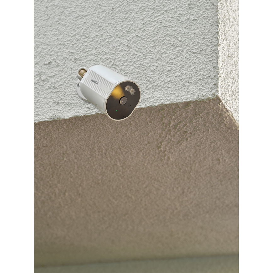 Osram - Smart udendørs kamera med 2K-sensor SMART+ 230V IP67 Wi-Fi