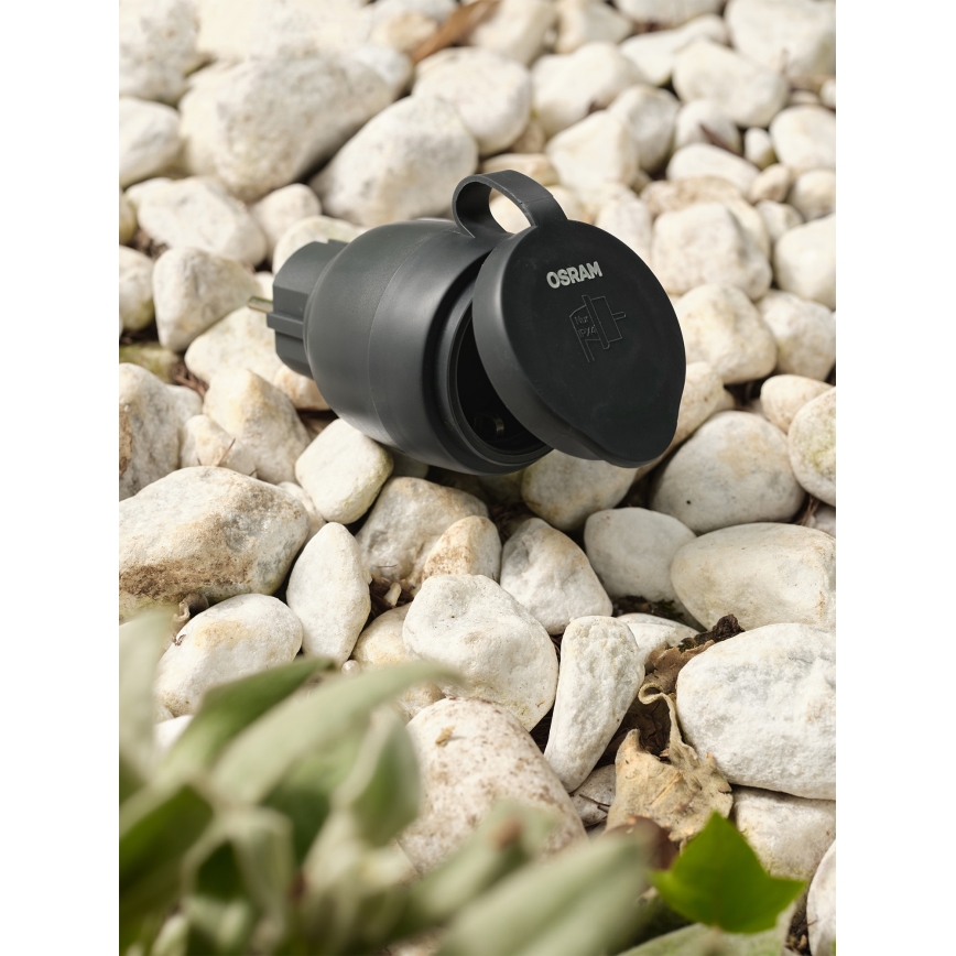 Osram - Smart udendørs stikkontakt SMART+ MATTER SCHUKO 3680W/230V/16A IP44 Wi-Fi