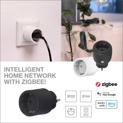 Osram - Smart udendørs stikkontakt SMART+ SCHUKO 3680W/230V/16A IP44