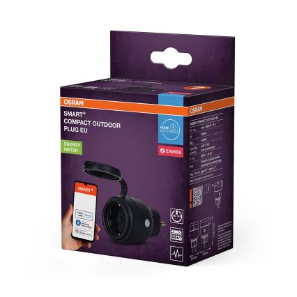 Osram - Smart udendørs stikkontakt SMART+ SCHUKO 3680W/230V/16A IP44
