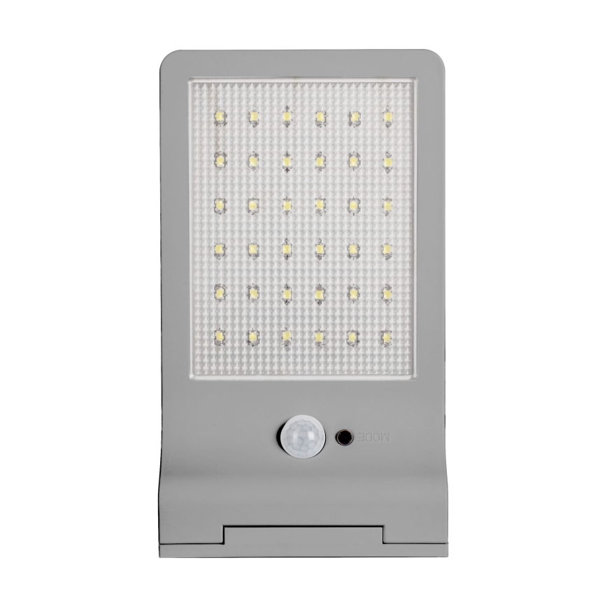 Osram - solcelledrevet væglampe med sensor DOORLED LED/3W/3,3V 2000 mAh IP44 sølv