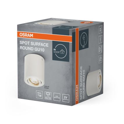 Osram - Spotarmatur SPOT 1xGU10/7W/230V hvid