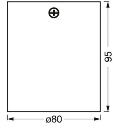 Osram - Spotarmatur SPOT 1xGU10/7W/230V hvid