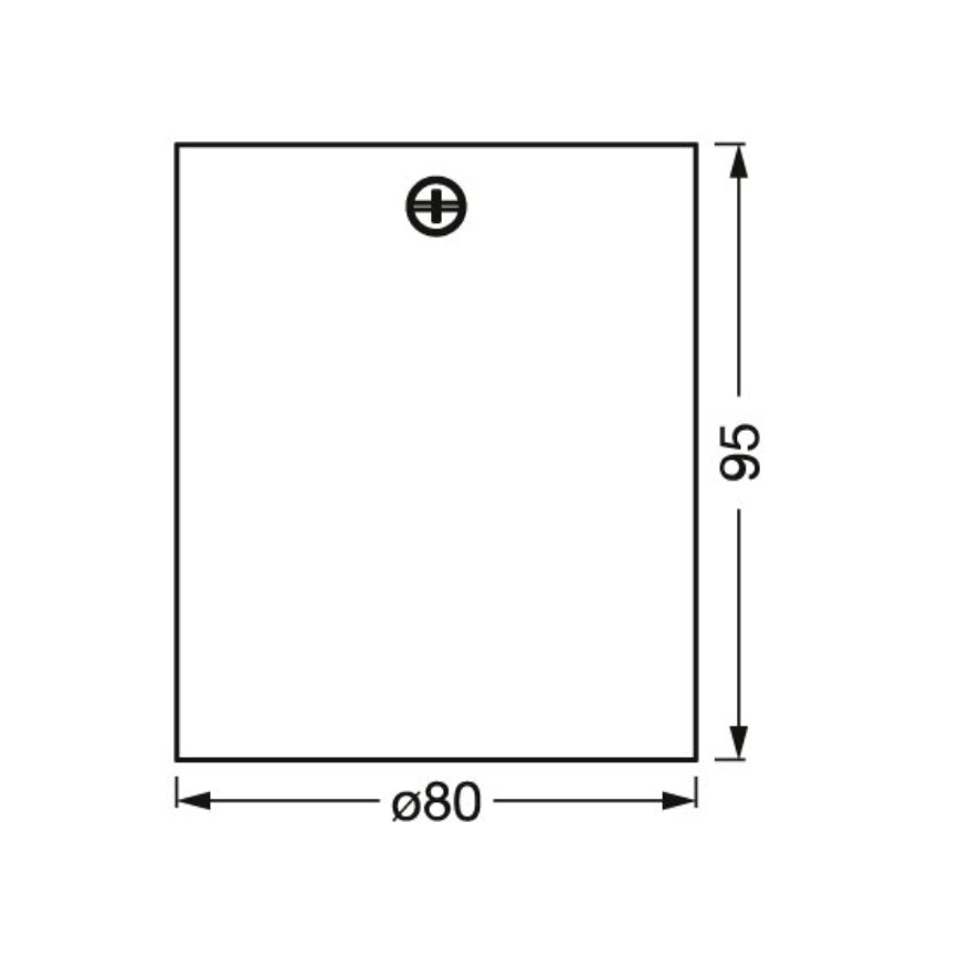 Osram - Spotarmatur SPOT 1xGU10/7W/230V hvid