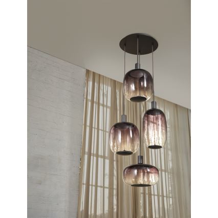 Osram - Strømkabel NEEDLE PENDANT 4xE27/25W/230V antracit