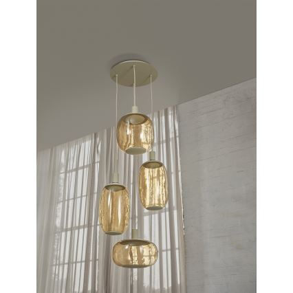 Osram - Strømkabel NEEDLE PENDANT 4xE27/25W/230V beige