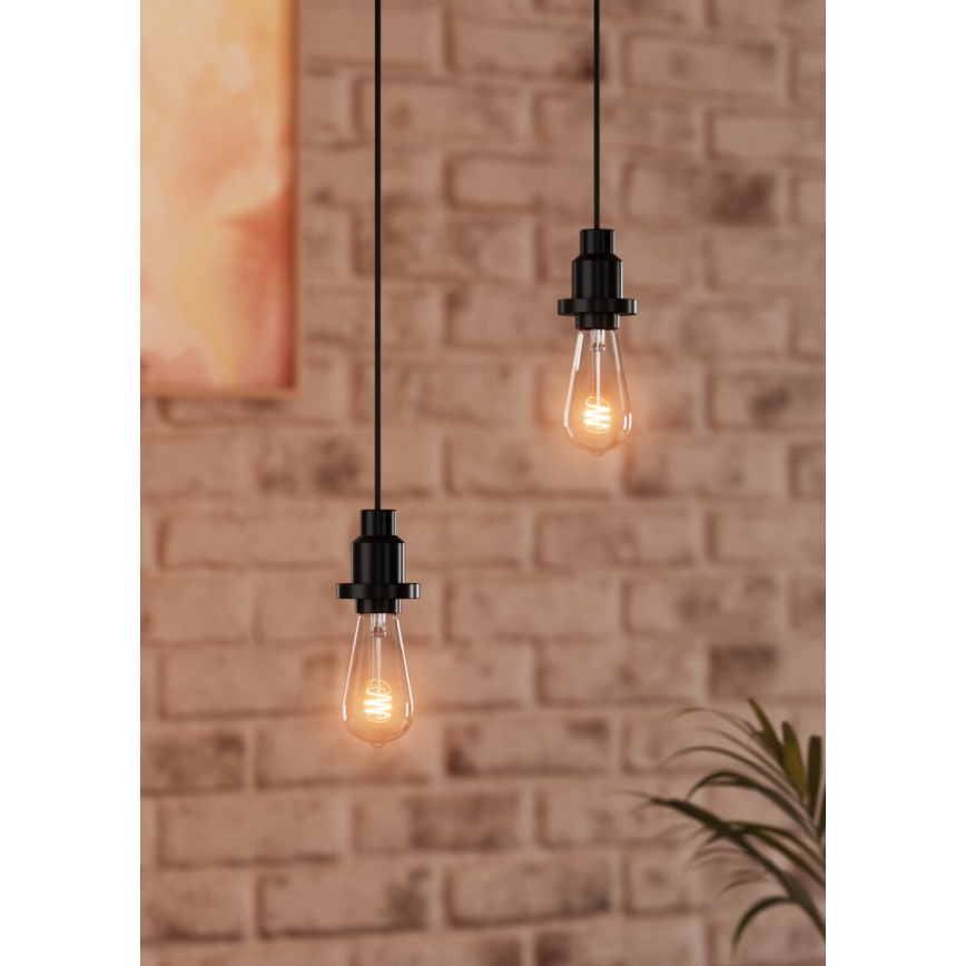 Osram - Strømkabel PENDULUM 1xE27/40W/230V sort