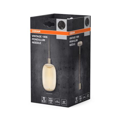 Osram - Strømkabel PENDULUM NEEDLE 1xE27/15W/230V beige