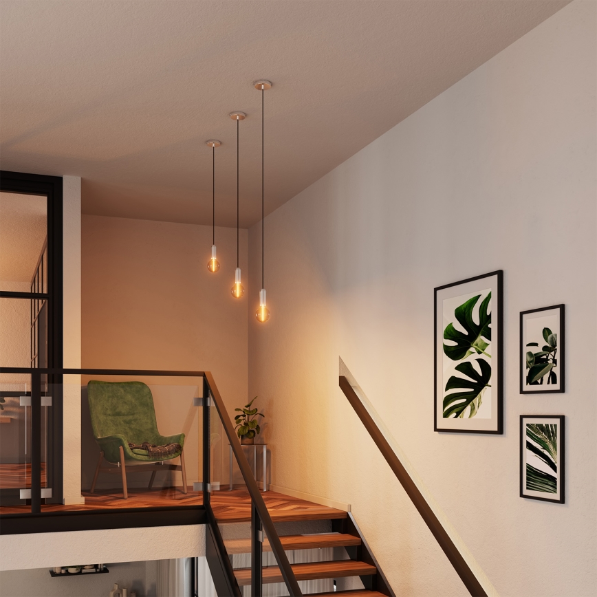 Osram - Strømkabel PENDULUM ROUND 1xE27/15W/230V i blank krom