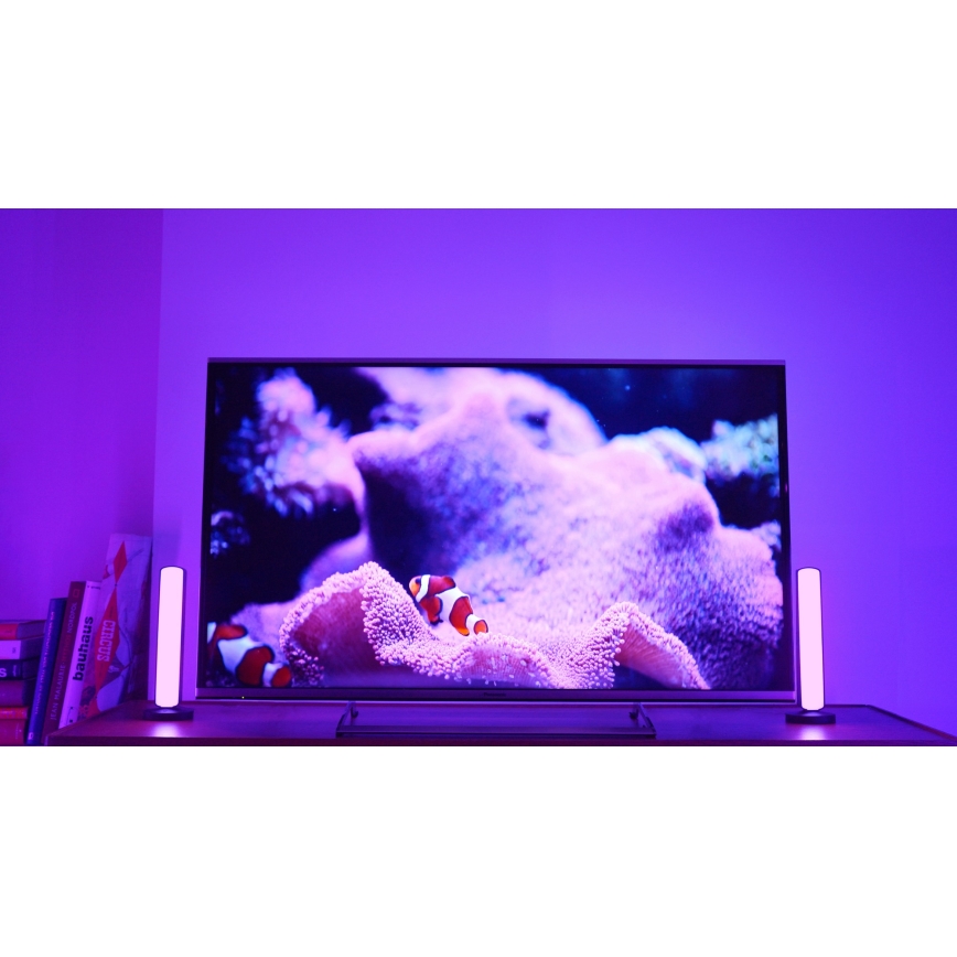 Osram - Sæt med 2 dæmpbare LED RGBW bordlamper MOOD LIGHT LED/4W/230V 2700-6500K Wi-Fi + fjernbetjening
