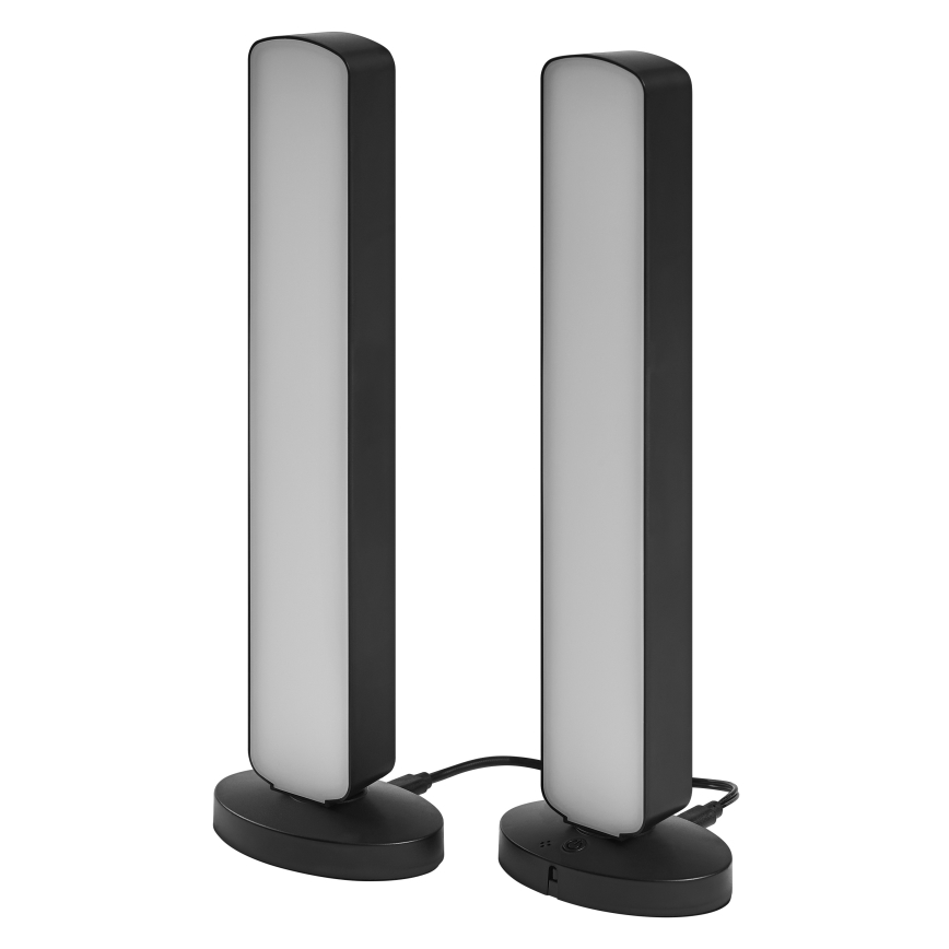 Osram - Sæt med 2 dæmpbare LED RGBW bordlamper MOOD LIGHT LED/4W/230V 2700-6500K Wi-Fi + fjernbetjening