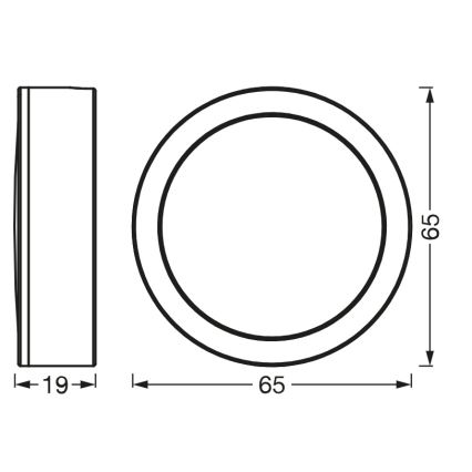 Osram - Sæt med 3 LED-underskabsarmaturer LED/3W/230V 3000K hvid