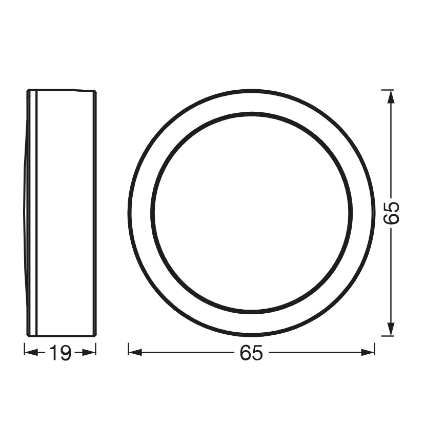 Osram - Sæt med 3 LED-underskabsarmaturer UNDERCABINET LED/3W/230V 3000K sort