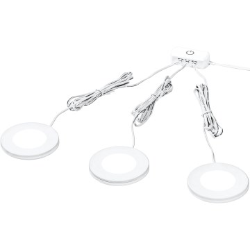 Osram - Sæt med 3 LED-underskabslamper UNDERCABINET LED/8,5W/230V 3000K hvid