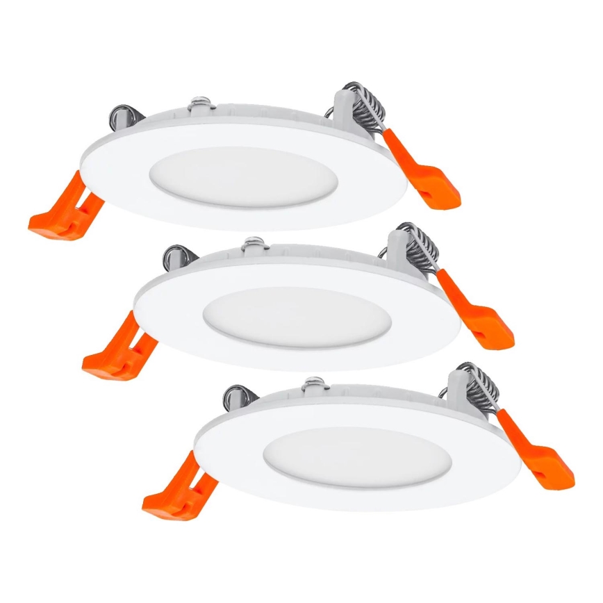 Osram - Sæt med 3 SLIM LED indbygningsspots, 4,5W/230V