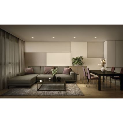 Osram - Sæt med 3 dæmpbare LED-indbygningsspots SPOT LED/4,9W/230V 2700K Ø 8,7 cm hvid