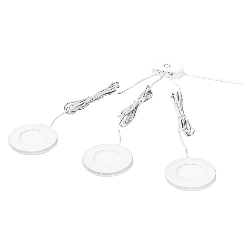 Osram - Sæt med 3 LED-underskabslamper UNDERCABINET LED/8,5W/230V 3000K hvid