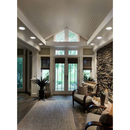 Osram - Sæt med 6x LED indbygningsspot ESSENTIAL LED/18W/230V 4000K Ø 22 cm hvid