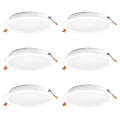 Osram - Sæt med 6 stk. ESSENTIAL LED/18W/230V 6500K Ø 22 cm, hvid