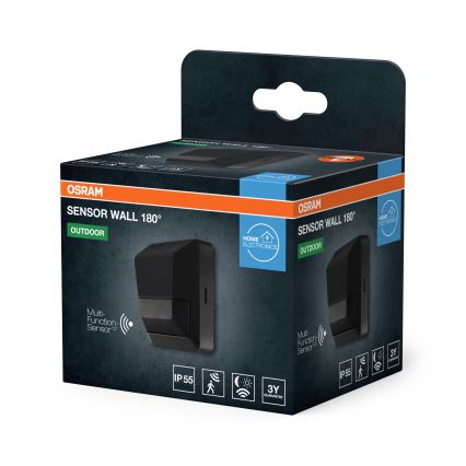 Osram - Udendørs infrarød bevægelsessensor 230V IP55 antracit
