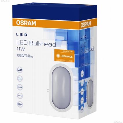 Osram - Udendørs LED væglampe BULKHEAD 1xLED/11W/230V IP54