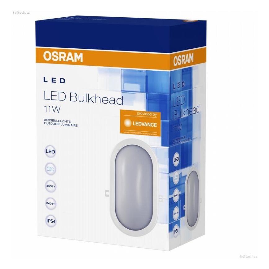 Osram - Udendørs LED væglampe BULKHEAD 1xLED/11W/230V IP54