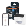 Osram - Udendørs solcelledrevet bevægelsessensor SMART+ 3,7 V hvid IP65 Wi-Fi 800 mAh