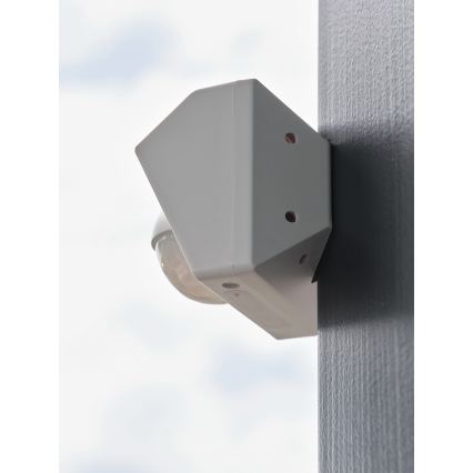 Osram - Udendørs solcelledrevet bevægelsessensor SMART+ 3,7 V hvid IP65 Wi-Fi 800 mAh