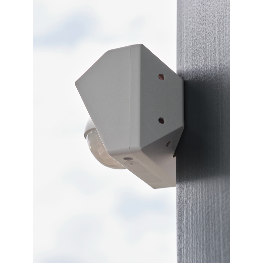 Osram - Udendørs solcelledrevet bevægelsessensor SMART+ 3,7 V hvid IP65 Wi-Fi 800 mAh