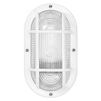 Osram - Udendørs vægarmatur BULKHEAD 1xE27/10W/230V IP54 hvid
