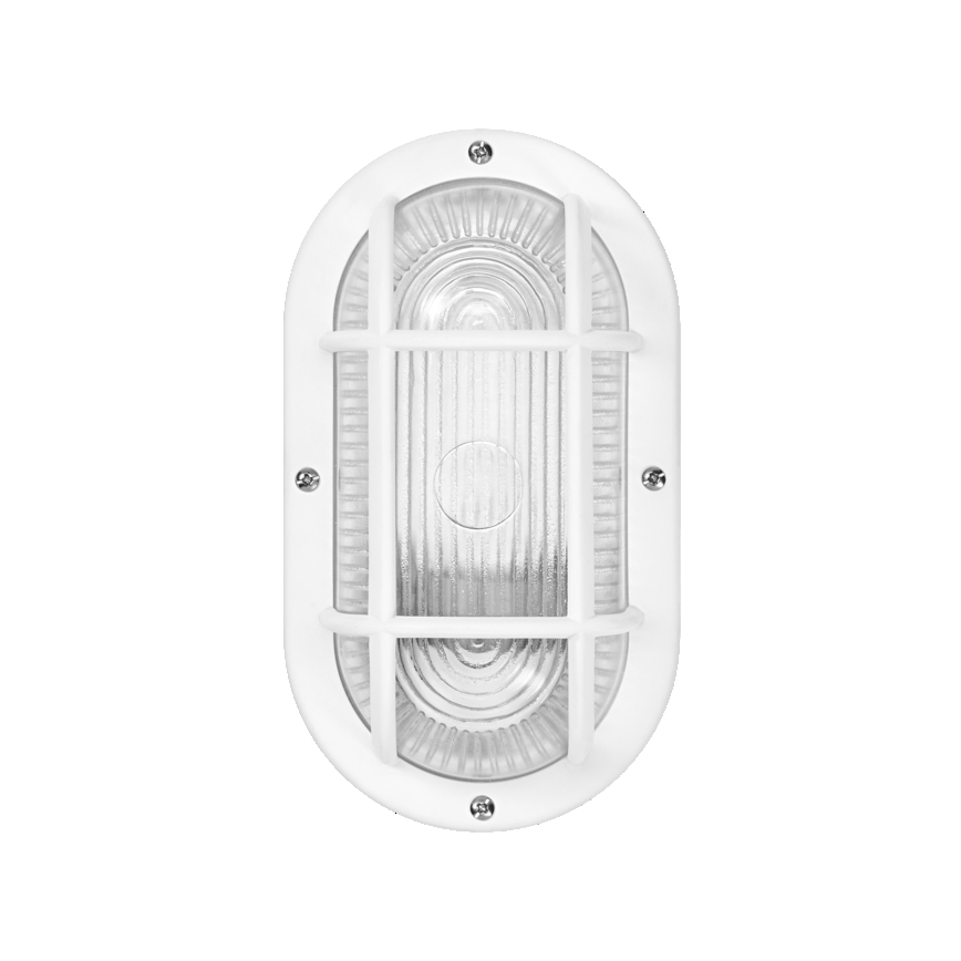 Osram - Udendørs vægarmatur BULKHEAD 1xE27/10W/230V IP54 hvid
