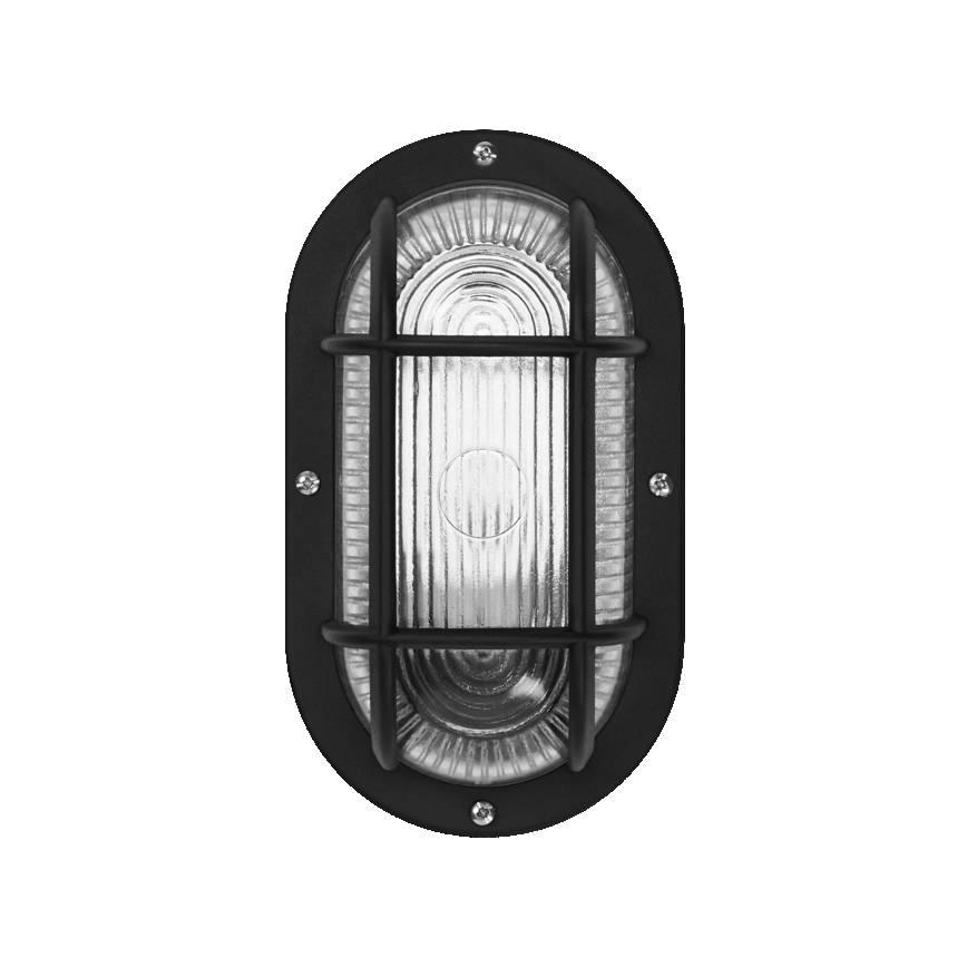 Osram - Udendørs vægarmatur BULKHEAD 1xE27/10W/230V IP54 sort