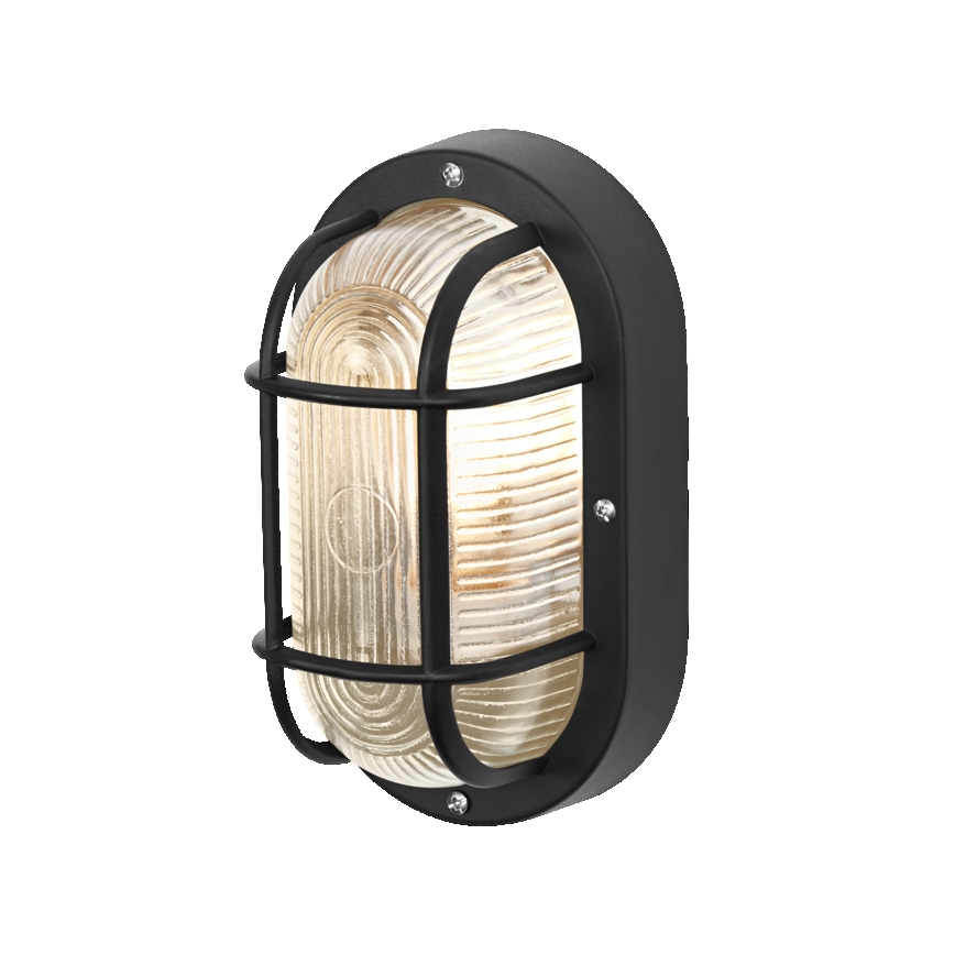 Osram - Udendørs vægarmatur BULKHEAD 1xE27/10W/230V IP54 sort