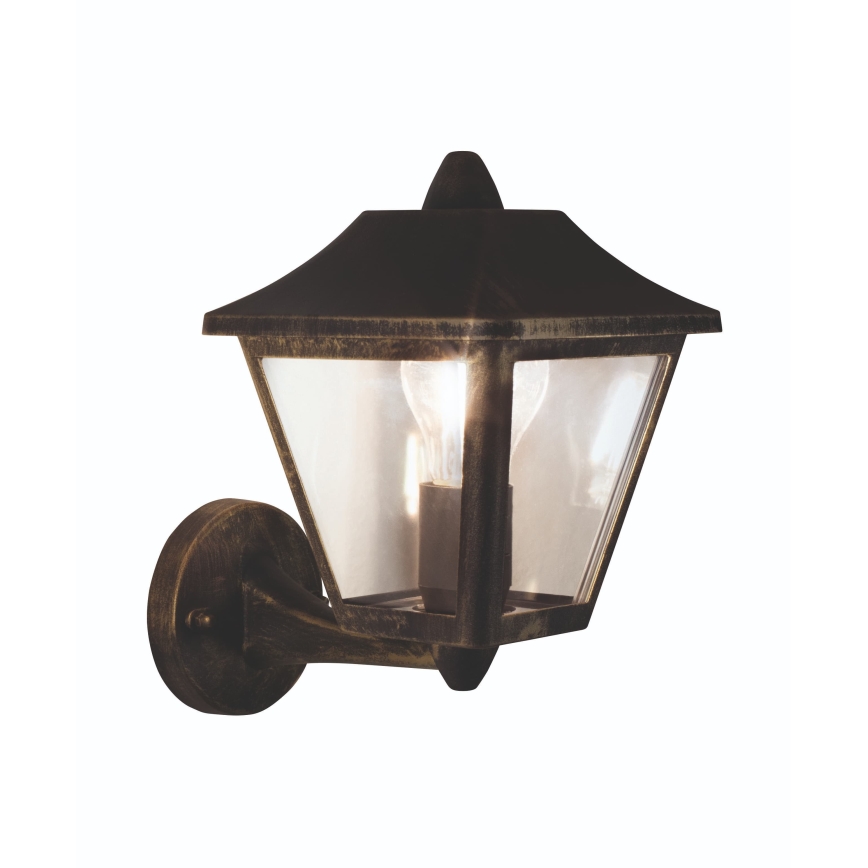 Osram - Udendørs væglampe TRADITION UP 1xE27/60W/230V IP44 patina/guld