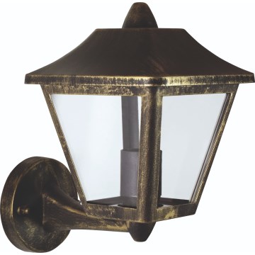 Osram - Udendørs væglampe TRADITION UP 1xE27/60W/230V IP44 patina/guld