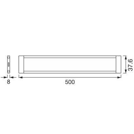 Osram - Udvidelsessæt til dæmpbar LED-underskabslampe LED/8W/24/230V 2700-6500K Wi-Fi hvid