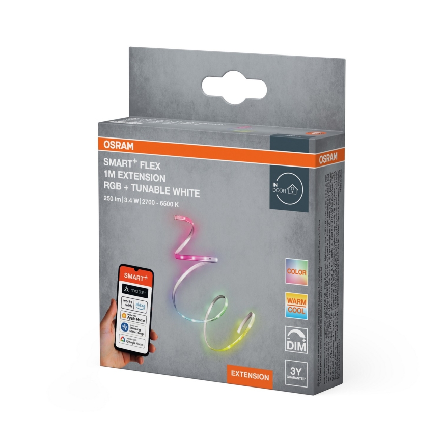 Osram - Udvidelsessæt til dæmpbart LED RGB+TW-bånd SMART+ FLEX 1m LED/3,4W/24V 2700-6500K Wi-Fi