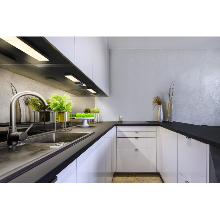 Osram - Udvidelsessæt til LED-underskabslampe UNDERCABINET LED/3,85W/36V 3000K 8,1x17,9 cm sort