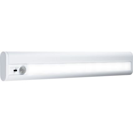Osram - LED underskabsarmatur med bevægelses- og skumringssensor LINEARLED LED/2,9W/9V 6xAA 4000K 31,4 cm hvid