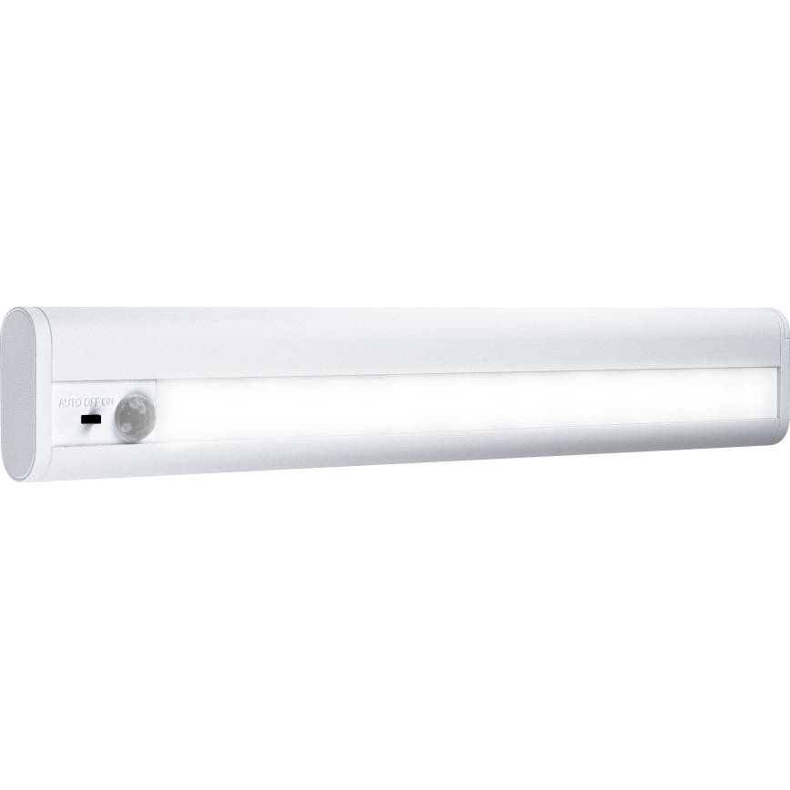 Osram - LED underskabsarmatur med bevægelses- og skumringssensor LINEARLED LED/2,9W/9V 6xAA 4000K 31,4 cm hvid