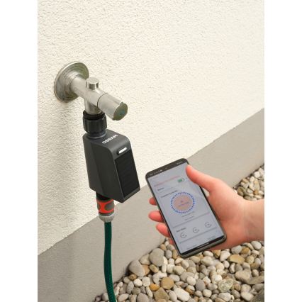 Osram - Vandingsventil med solcellepanel SMART+ IP55 Wi-Fi