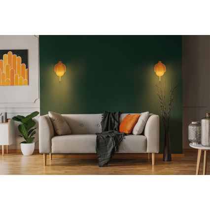 Osram - Væglampe DECOR COROLLE 1xG9/20W/230V orange