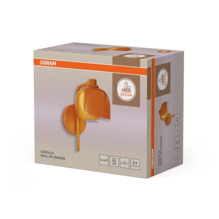 Osram - Væglampe DECOR COROLLE 1xG9/20W/230V orange
