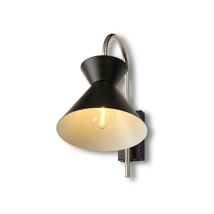 Osram - Væglampe DECOR WAIST 1xE27/40W/230V sort