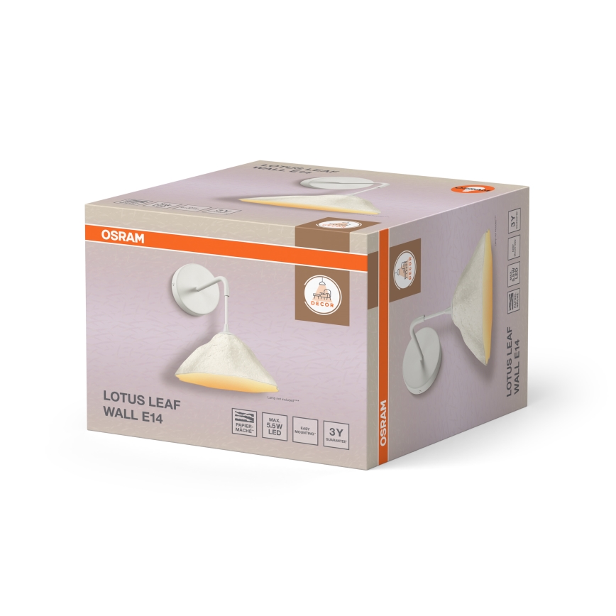 Osram - Væglampe LOTUS LEAF 1xE14/5,5W/230V